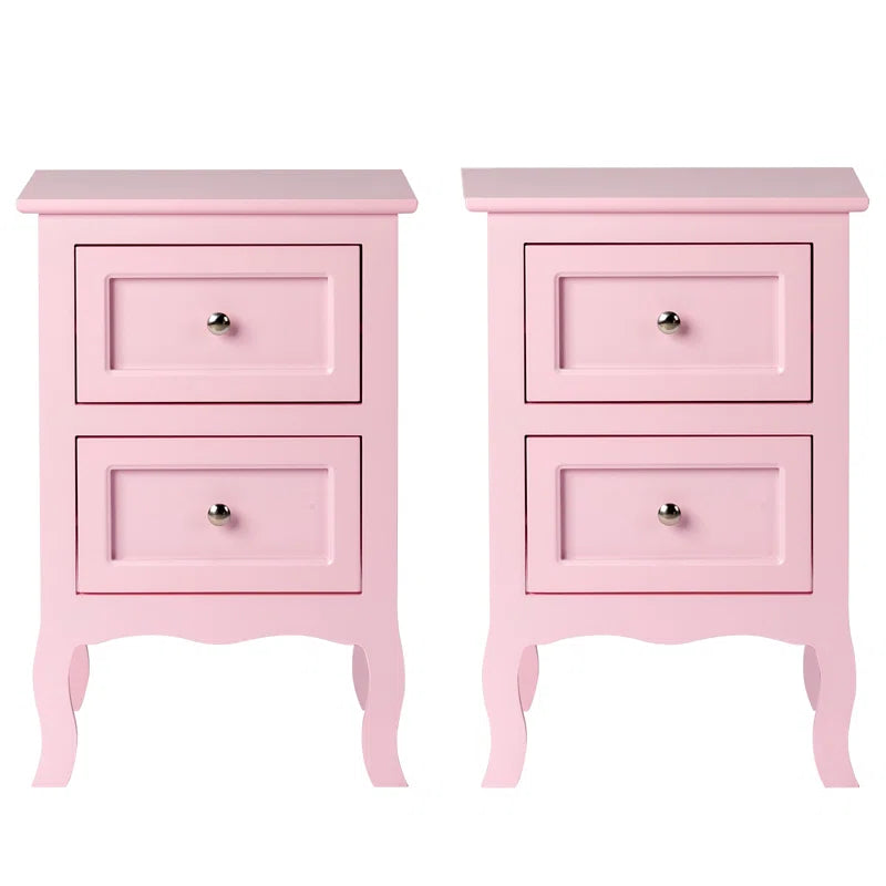 Authement 2 - Drawer End Table Storage Cabinet (Set of 2)
