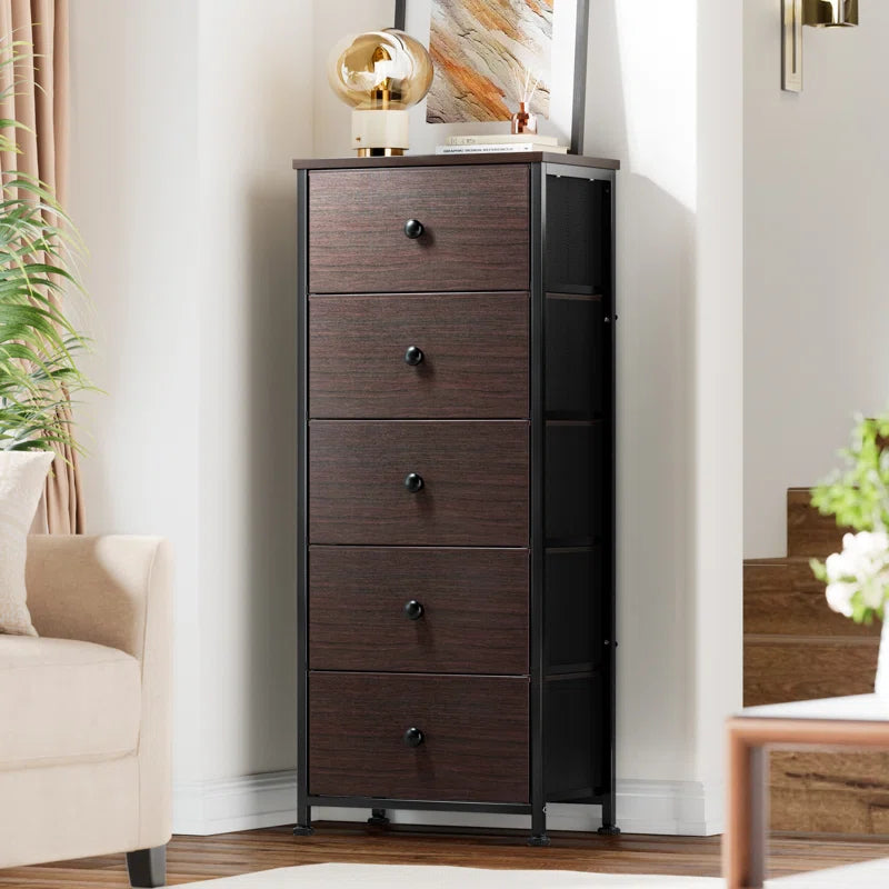 Ojaswi 5-Drawer Dresser, Chest of Drawers, Bedroom Dresser