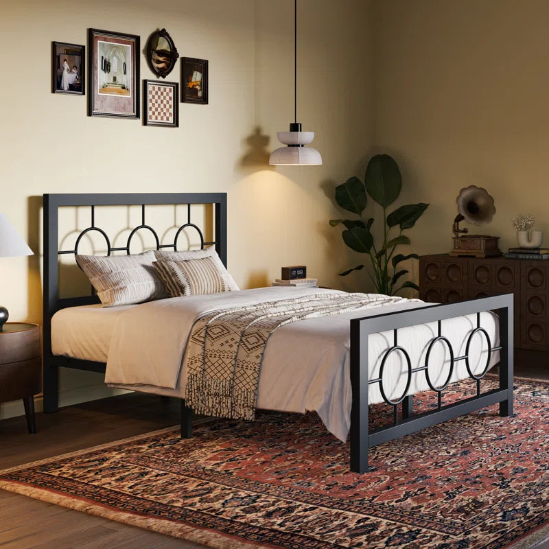 Bloneva Metal Open-Frame Bed