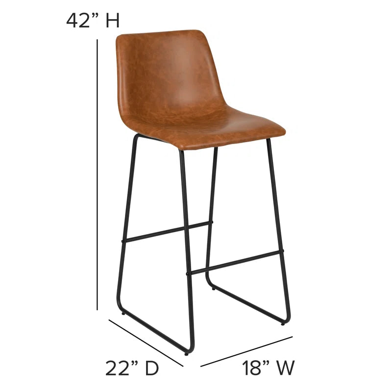 Liekele Upholstered Counter Height Modern Dining Stools