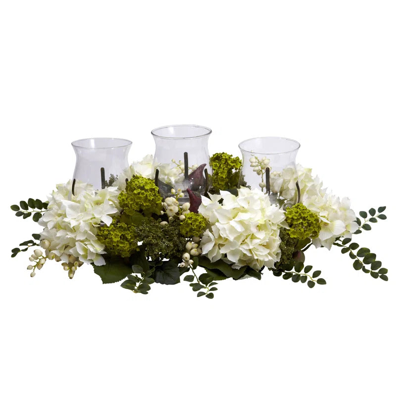 Hydrangea Candelabrum Arrangement in Free-Standing