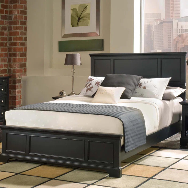 Auriel Solid Wood Standard Bed