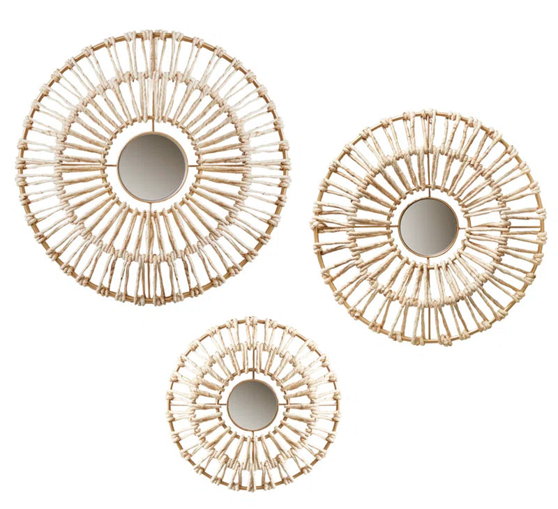 Pablo 3-Piece Mirrored Wall Décor Set
