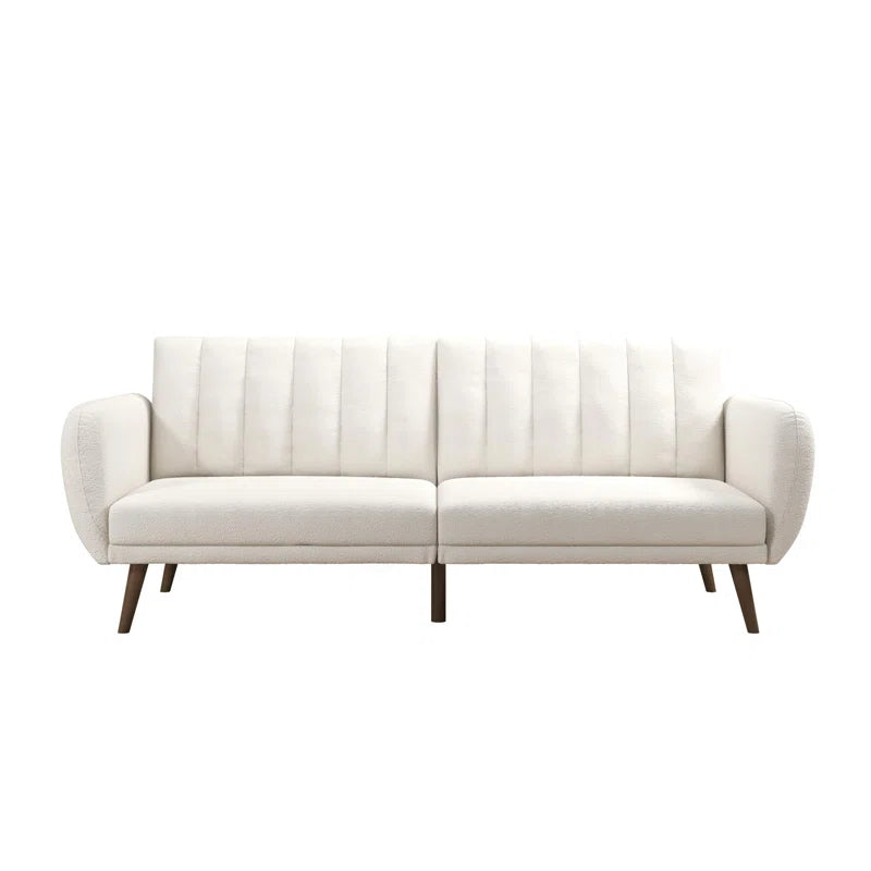 Brittany 81.5" round Arm Convertible Sofa