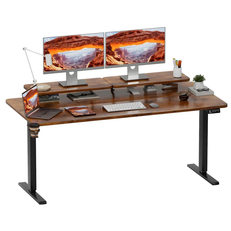 Kreutzer Height Adjustable Standing Gaming Desk