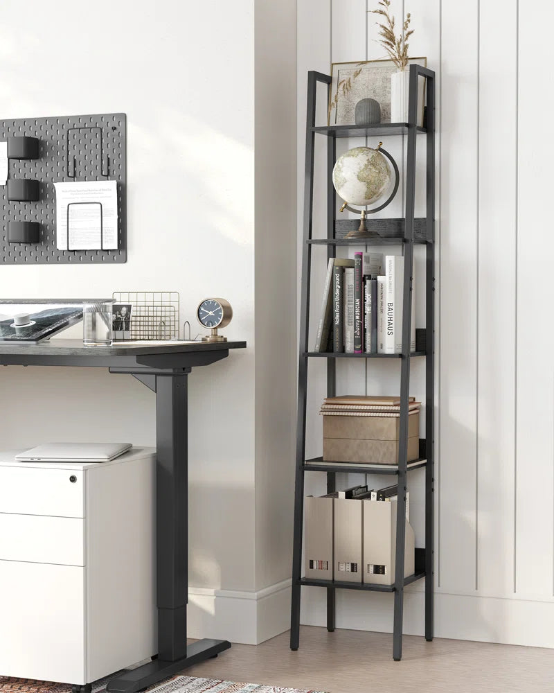 Maurus Steel Ladder Bookcase, Bookself for Home Office