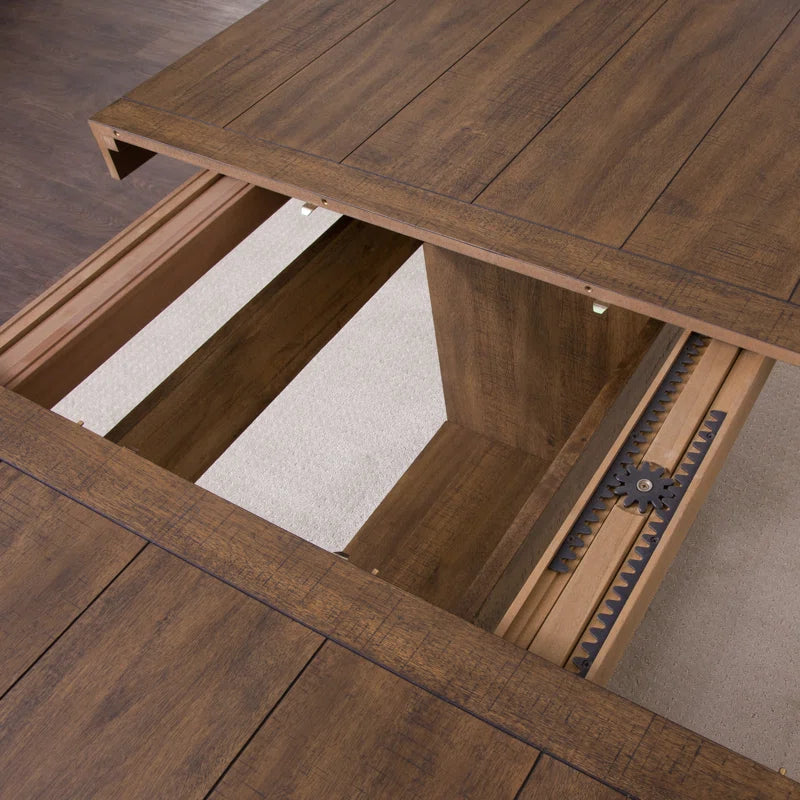 Kameah Extendable Solid Wood Base Dining Table