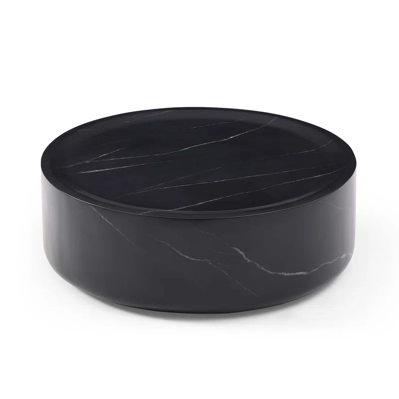 Vozelle Coffee Table,Cocktail Table,Living Room Table with round Tabletop