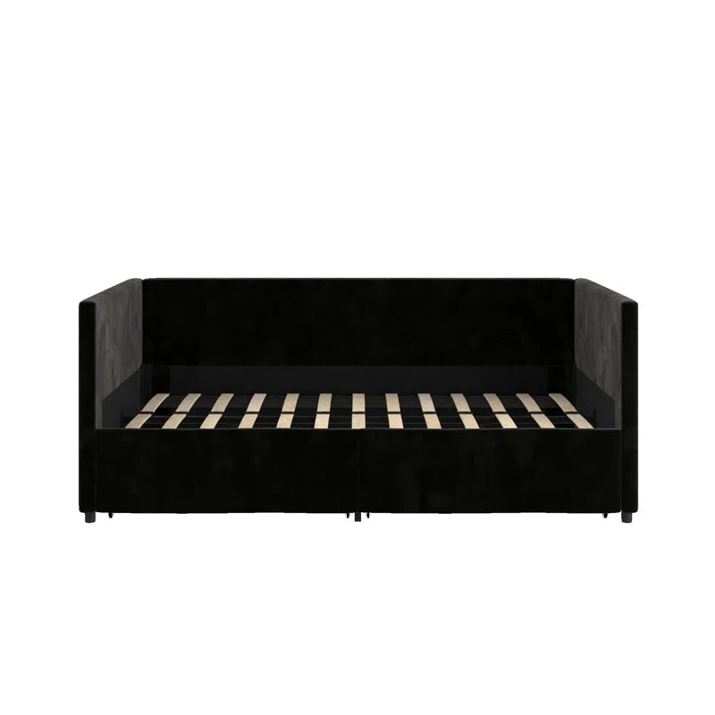 Dmitry Upholstered Daybed with Drawers