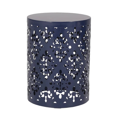 Faliha round Metal Outdoor Side Table