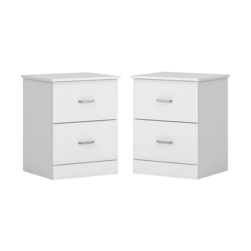 Allyannah 2 Drawer Nightstand (Set of 2)