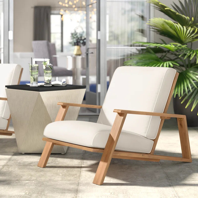 Isham Patio Chair with Cushions