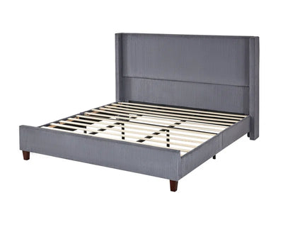 Wauseon Corduroy Upholstered Bed
