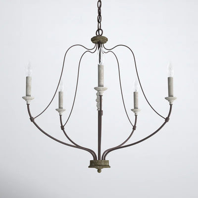 Shoshanna 5 - Light Dimmable Classic / Traditional Chandelier