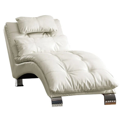Allizzon Faux Leather Chaise Lounge