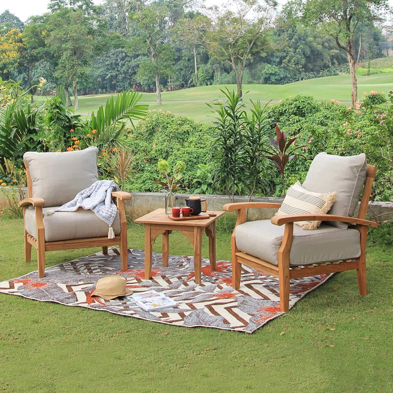 Summerton Teak Patio Chair with Cushions