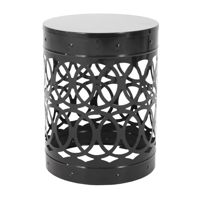 Moraima round Metal Outdoor Side Table