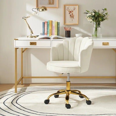 Belanda 23'' W Modern Velvet Task Chair with Tufted Back