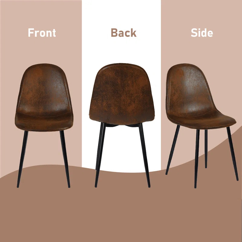 Minehead Upholstered Side Dining Chair for Living Room Kitchen Dining Room