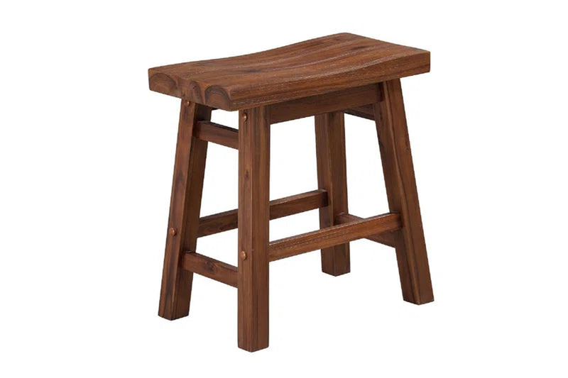 Alessandro Counter Stool with Solid Wood Frame