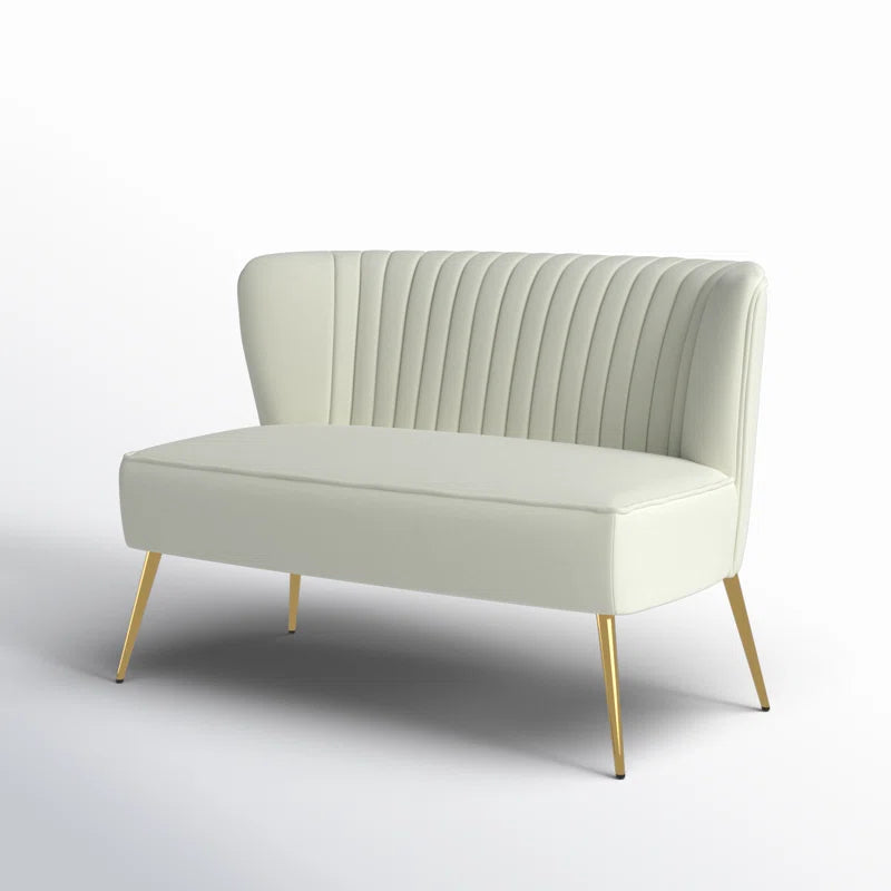 Euclid 47" Velvet 2-Seat Armless Loveseat
