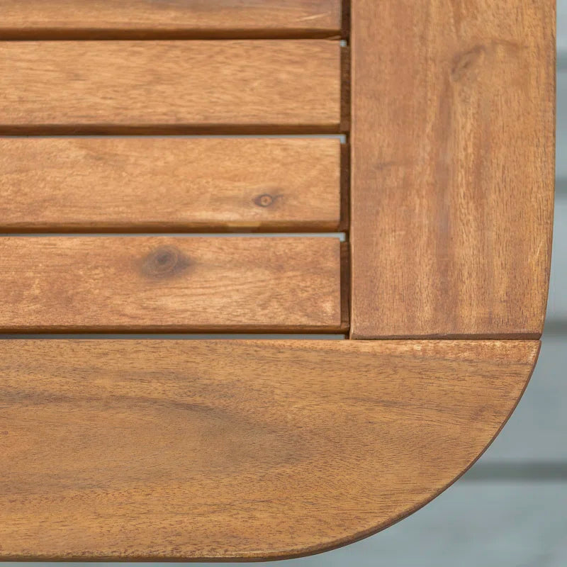 Alfonsi Extendable Acacia Wood Outdoor Dining Table