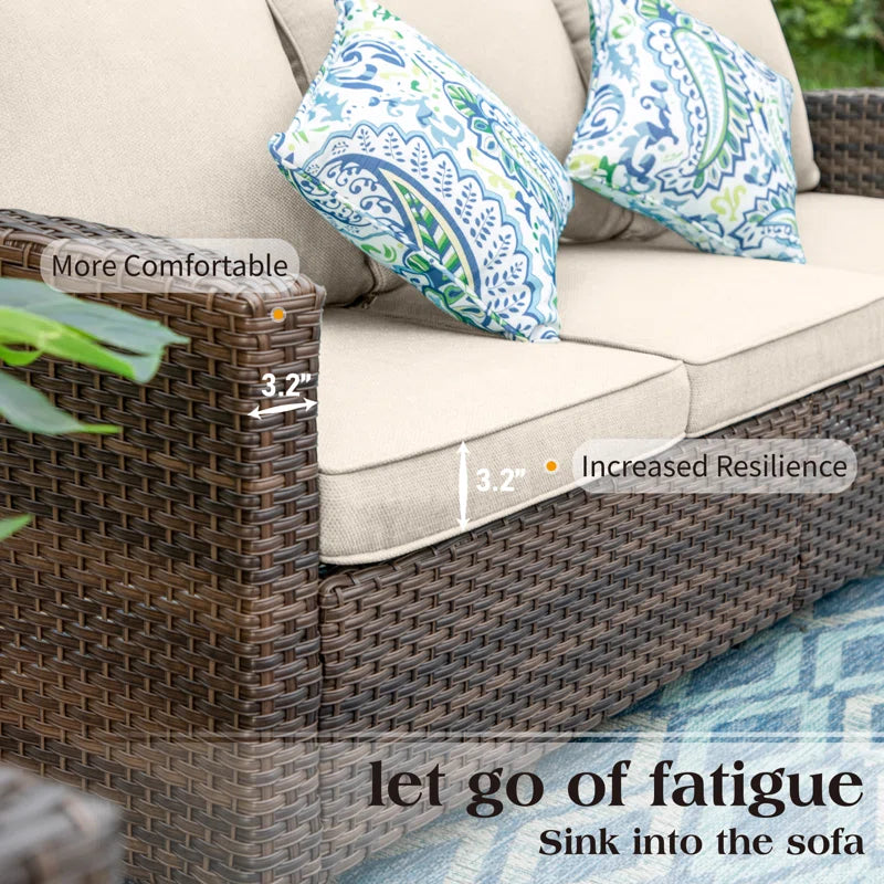 Argyri Patio Chair with Cushions