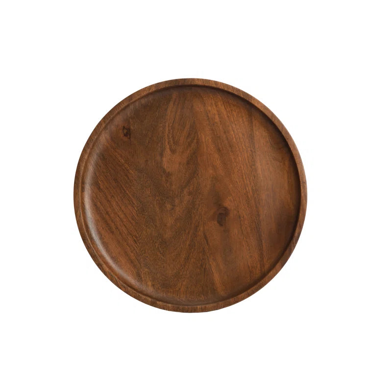 Castiglia Solid Wood Tray Top End Table