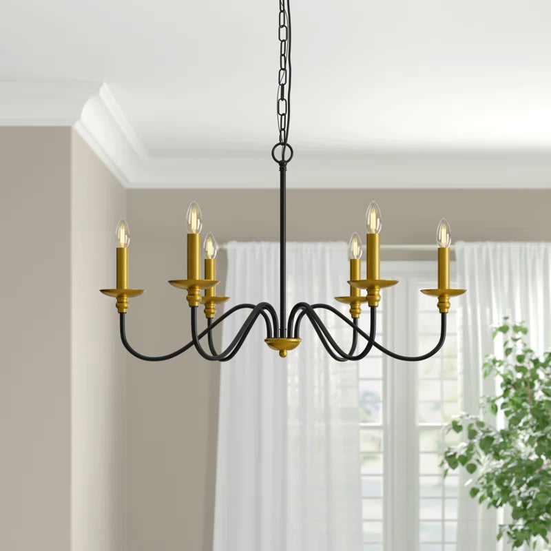 Ableton 6 - Light Dimmable Classic / Traditional Chandelier