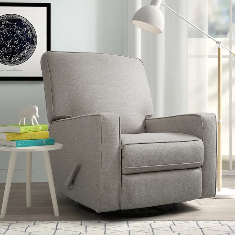 Saidee Manual Swivel Rocker Recliner Chair, Large Glider Recliner, High Back, Deep Seat