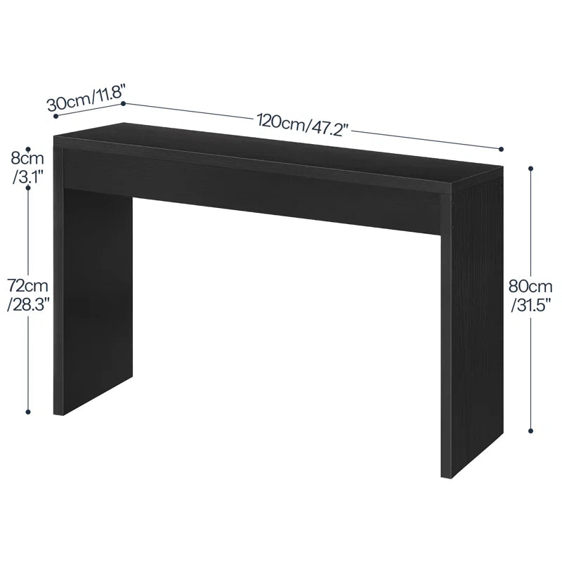 Nooriyah 47.2" Narrow Console Table Hallway Foyer Table