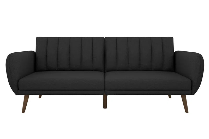 Brittany 81.5" round Arm Convertible Sofa