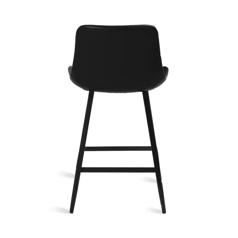 Rasnick Upholstered Counter Stool with Metal Frame