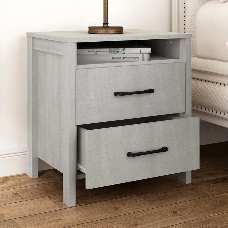 Allysyn 22.7" 2 Drawer Nightstand
