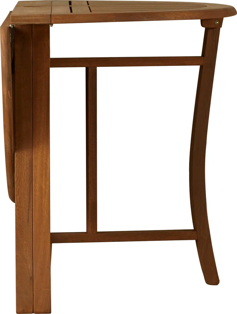 Suki round Eucalyptus Outdoor Folding Dining Table