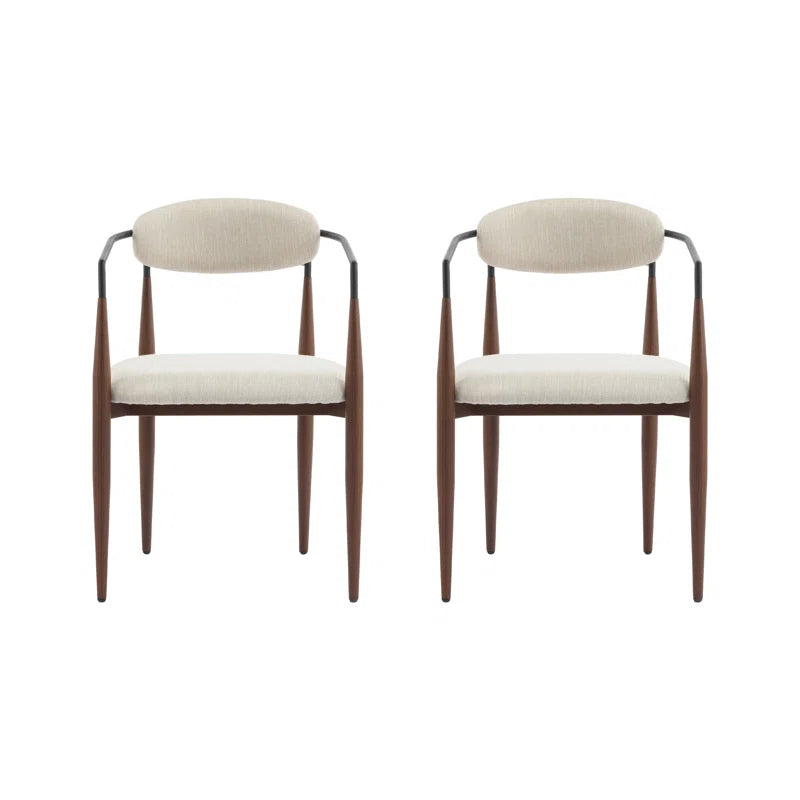 Nayalis Low Back Upholstered Dining Chairs