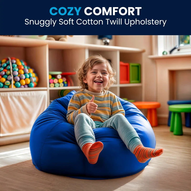 Classic Refillable Cotton Bean Bag Chair