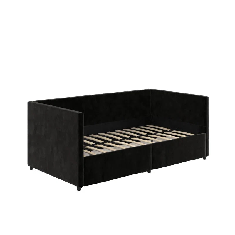 Dmitry Upholstered Daybed with Drawers