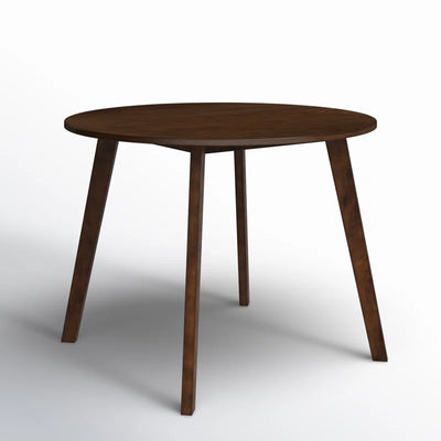 Aquin round Solid Wood Base Dining Table