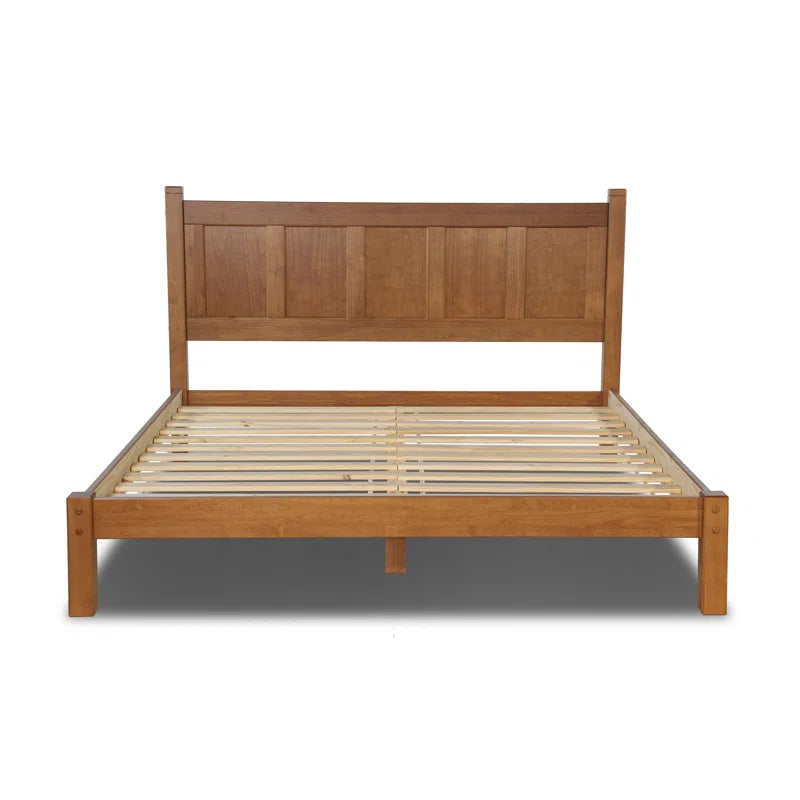 Shaker Solid Wood Panel Bed