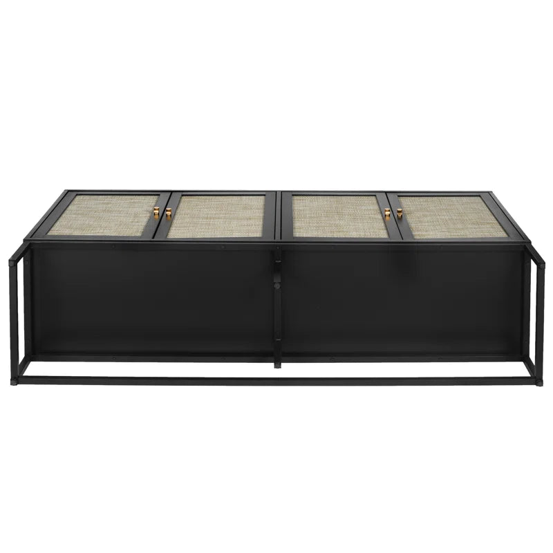 Caludia 31.5" Tall 4 - Door Accent Cabinet