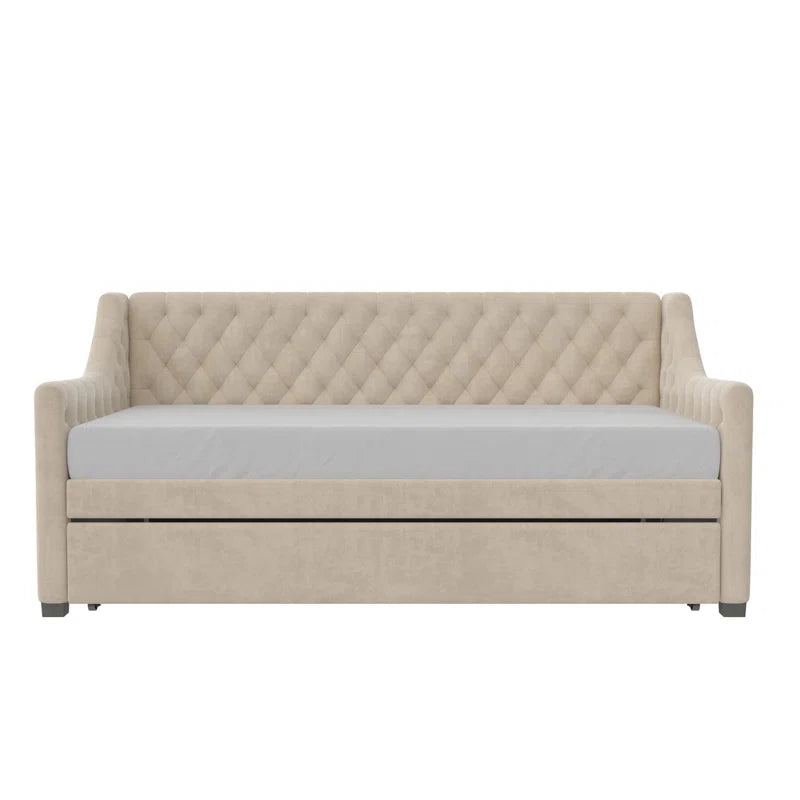 Monarch Hill Ambrosia Upholstered Daybed with Trundle