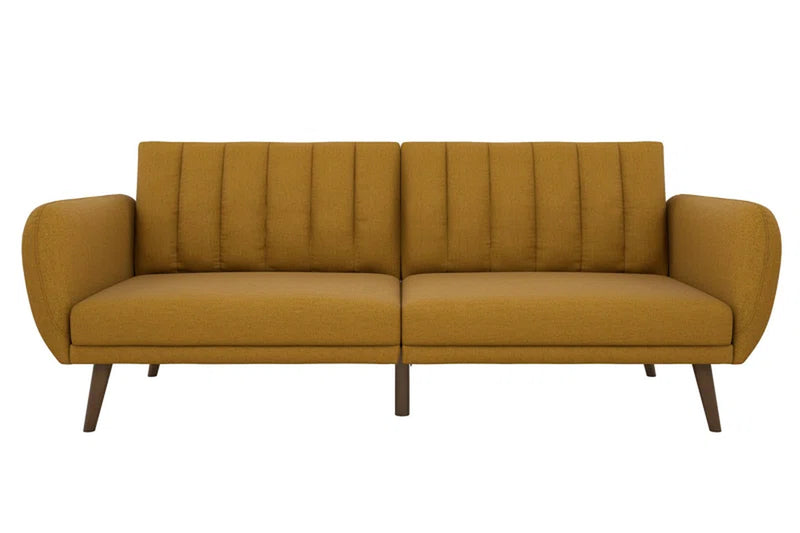 Brittany 81.5" round Arm Convertible Sofa