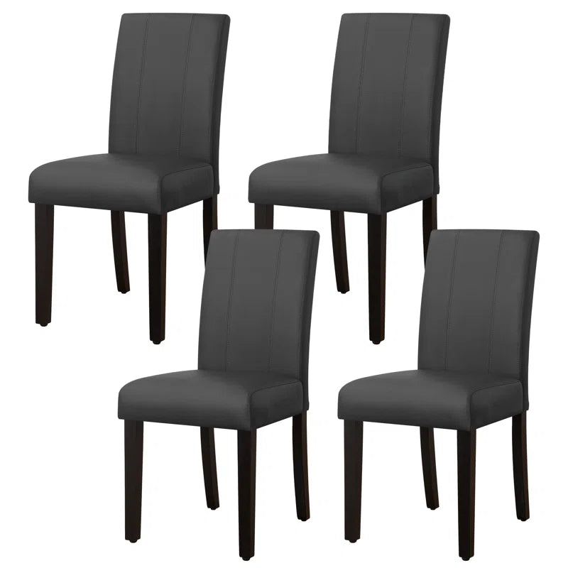 Modern Faux Leather Waterproof Upholstered Dining Chair