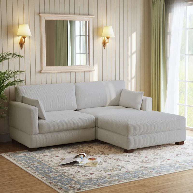 Maelina 3 - Piece Corduroy Sectional