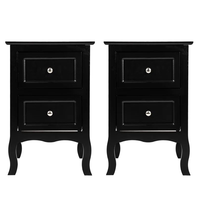 Authement 2 - Drawer End Table Storage Cabinet (Set of 2)