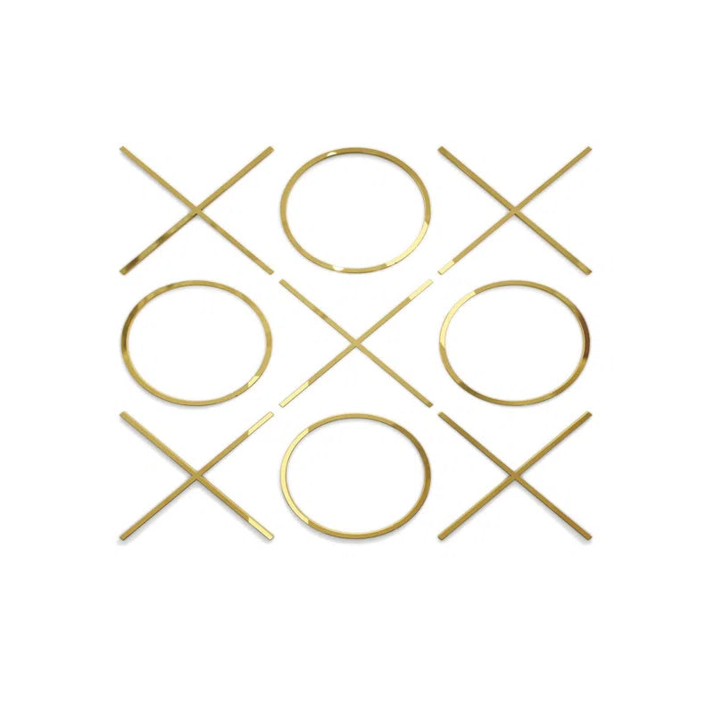 Modern Abstract Wall Decor on Metal
