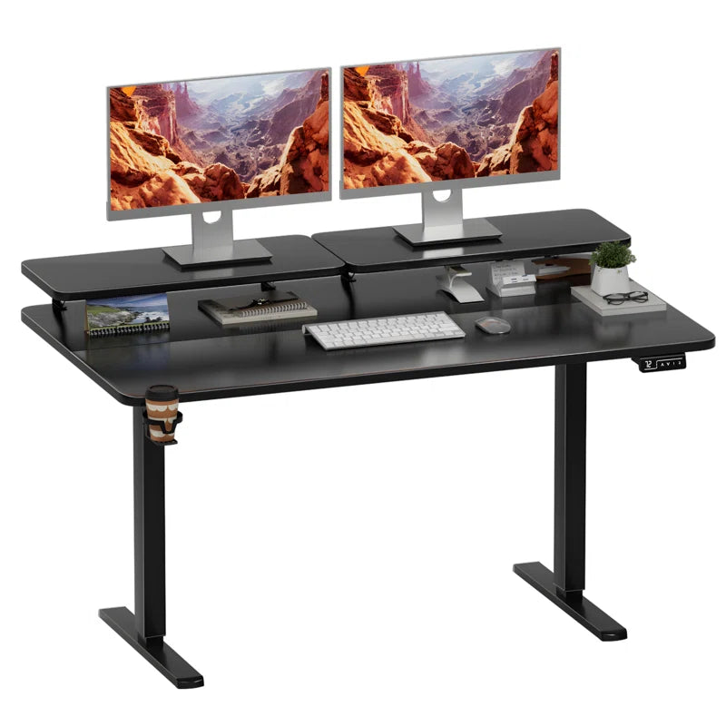 Kreutzer Height Adjustable Standing Gaming Desk