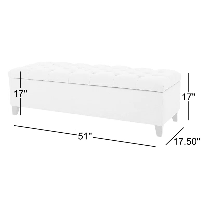 Amalfi Upholstered Storage Bench
