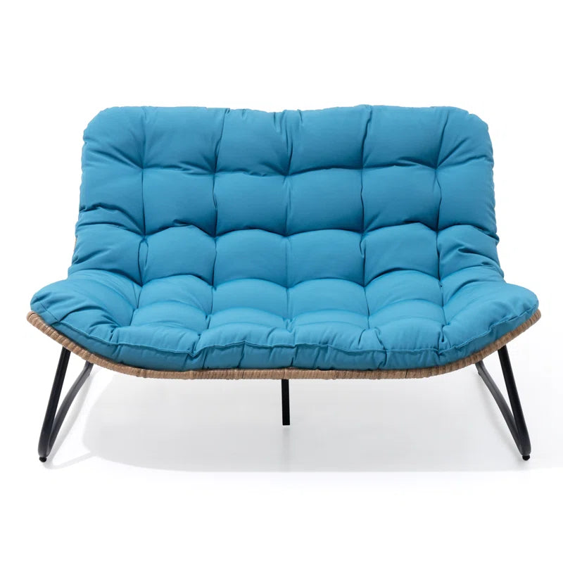 Lelsie 53.15" Wide Patio Loveseat